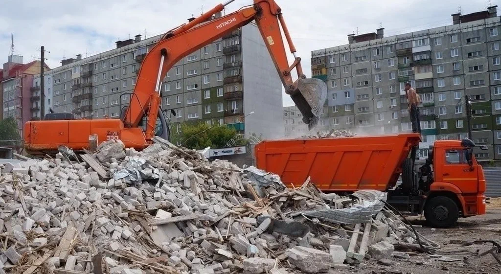 Профессиональный вывоз строительного мусора в Владикавказе в октябре